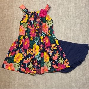 Hawaiian Print Dress and Bloomer